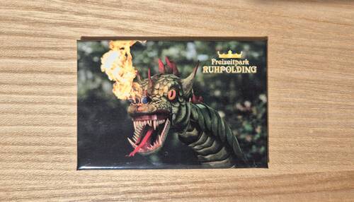 Postversand-Gutscheine 1 Stück Motivmagnet Motive: Zündiger Drache